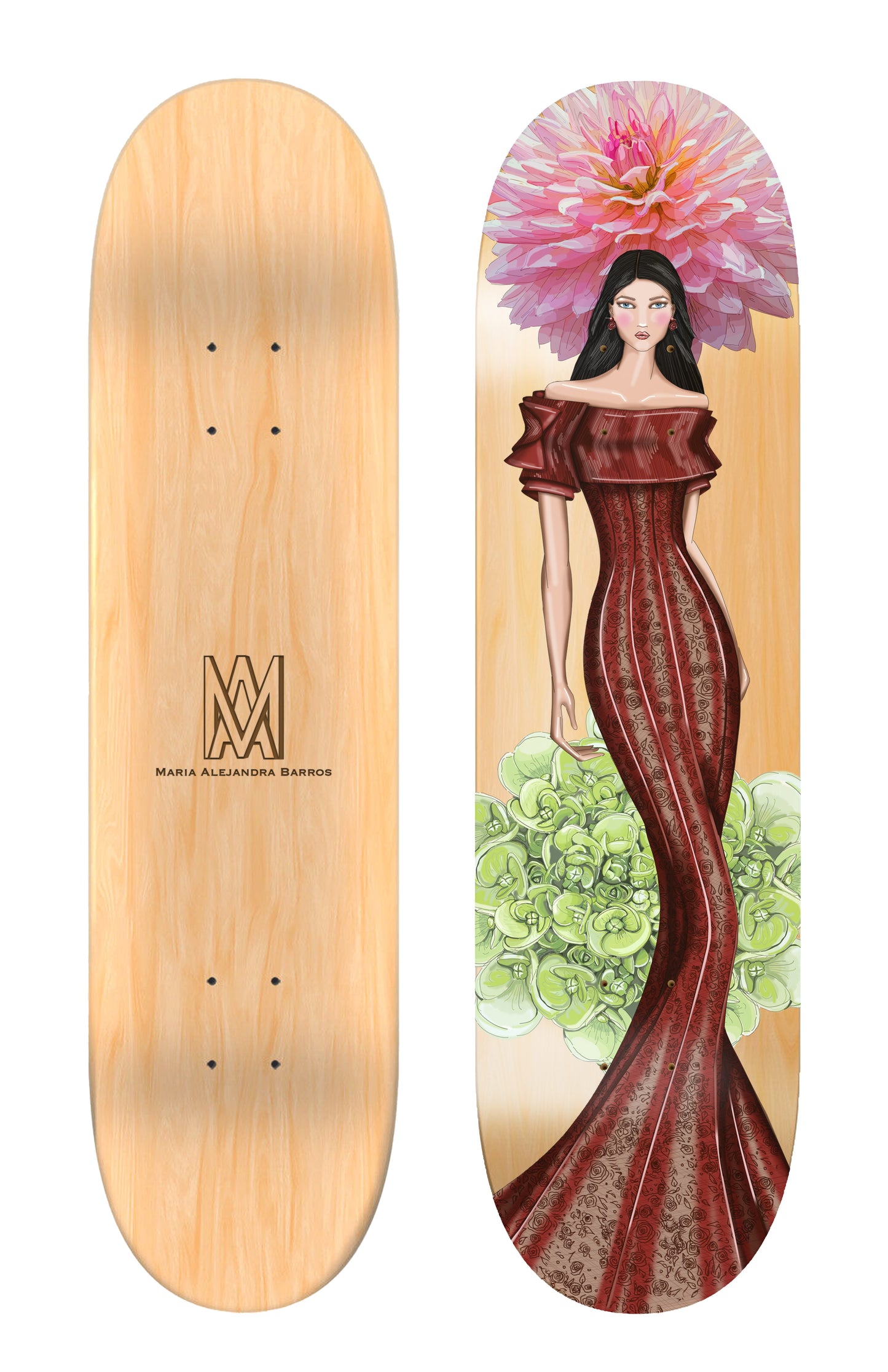 DAHLIA - Skateboard Deck
