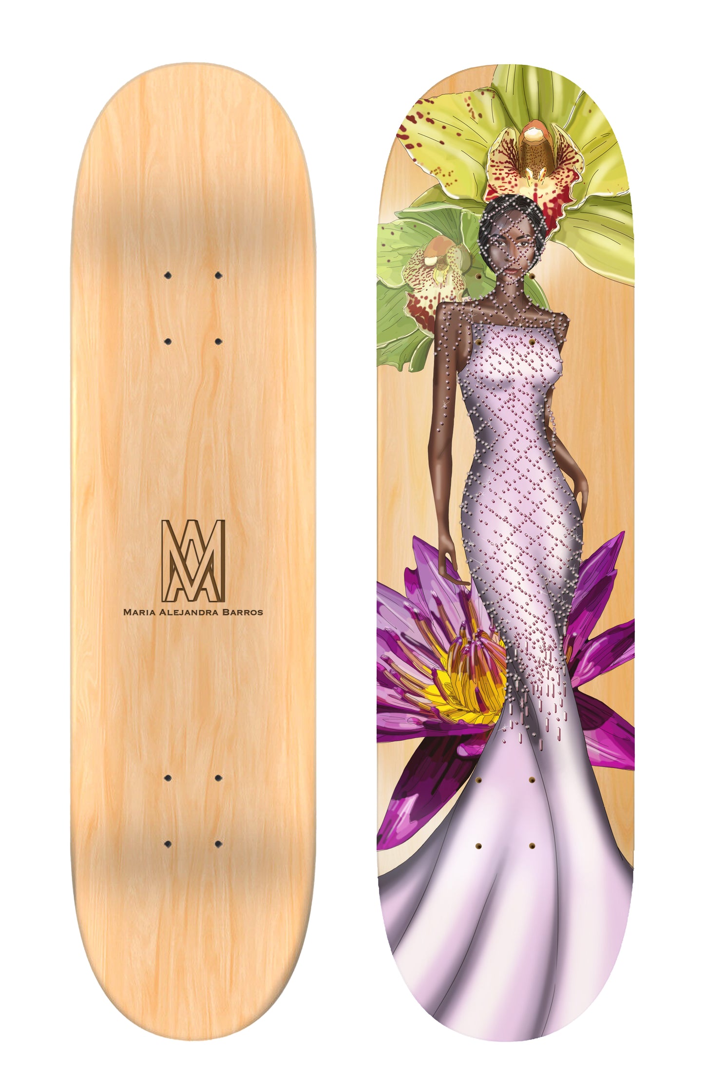 ORQUIDIA - Skateboard Deck